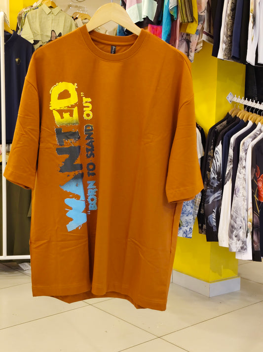 NEXT Printed Oversized Fit Round Neck T-shirt (XXL)