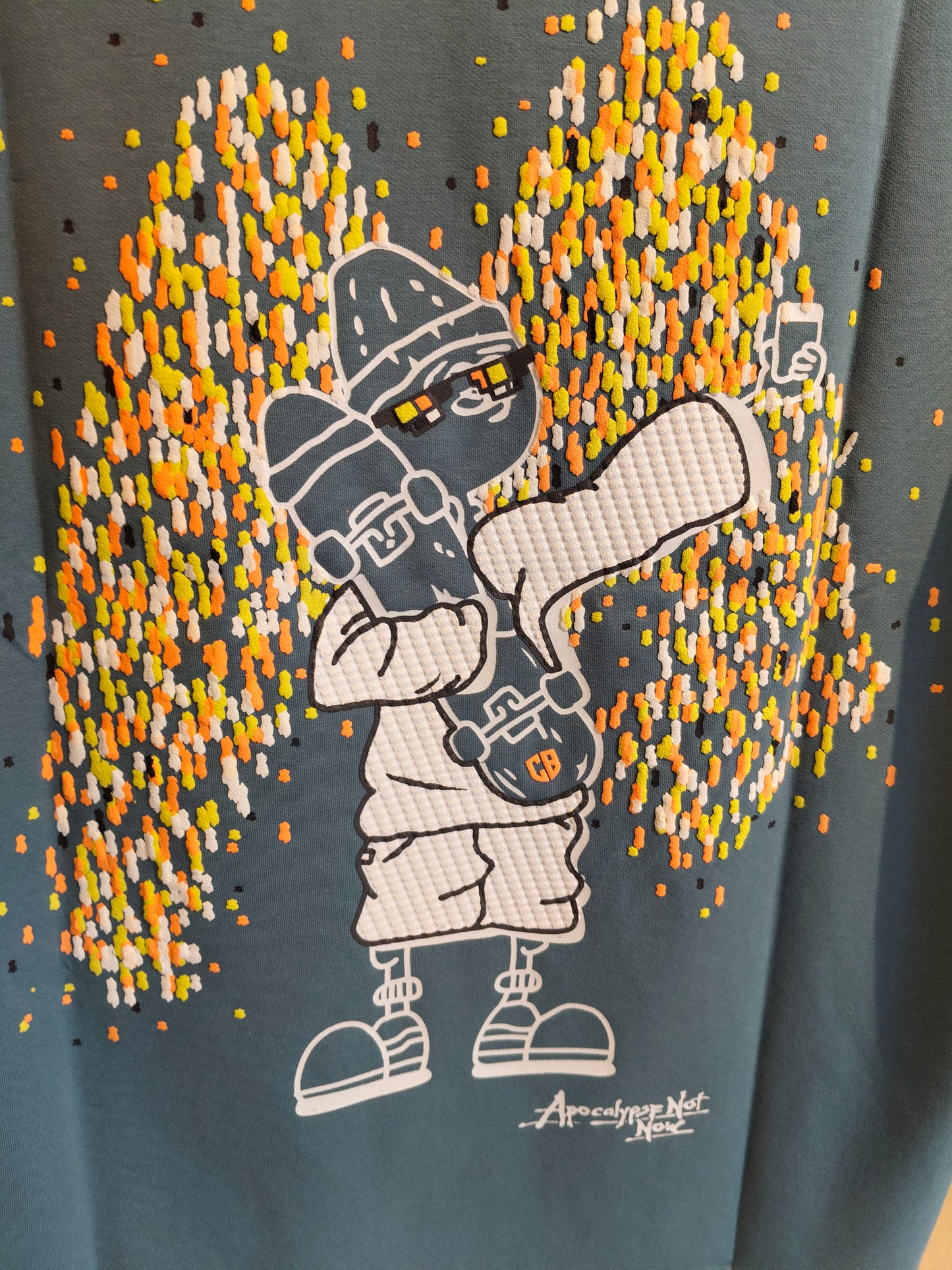 NEXT Printed Oversized Fit Round Neck T-shirt (Small)