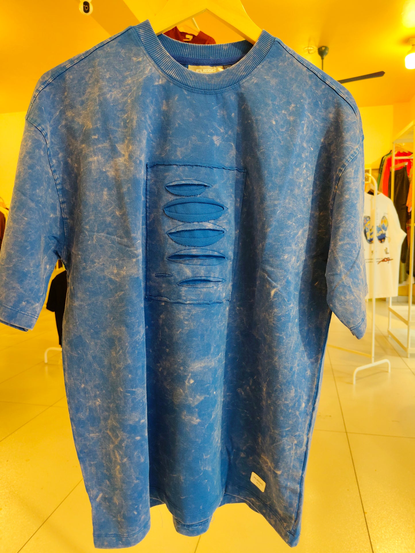 NEXT Printed Oversized Fit Round Neck T-shirt (Small)
