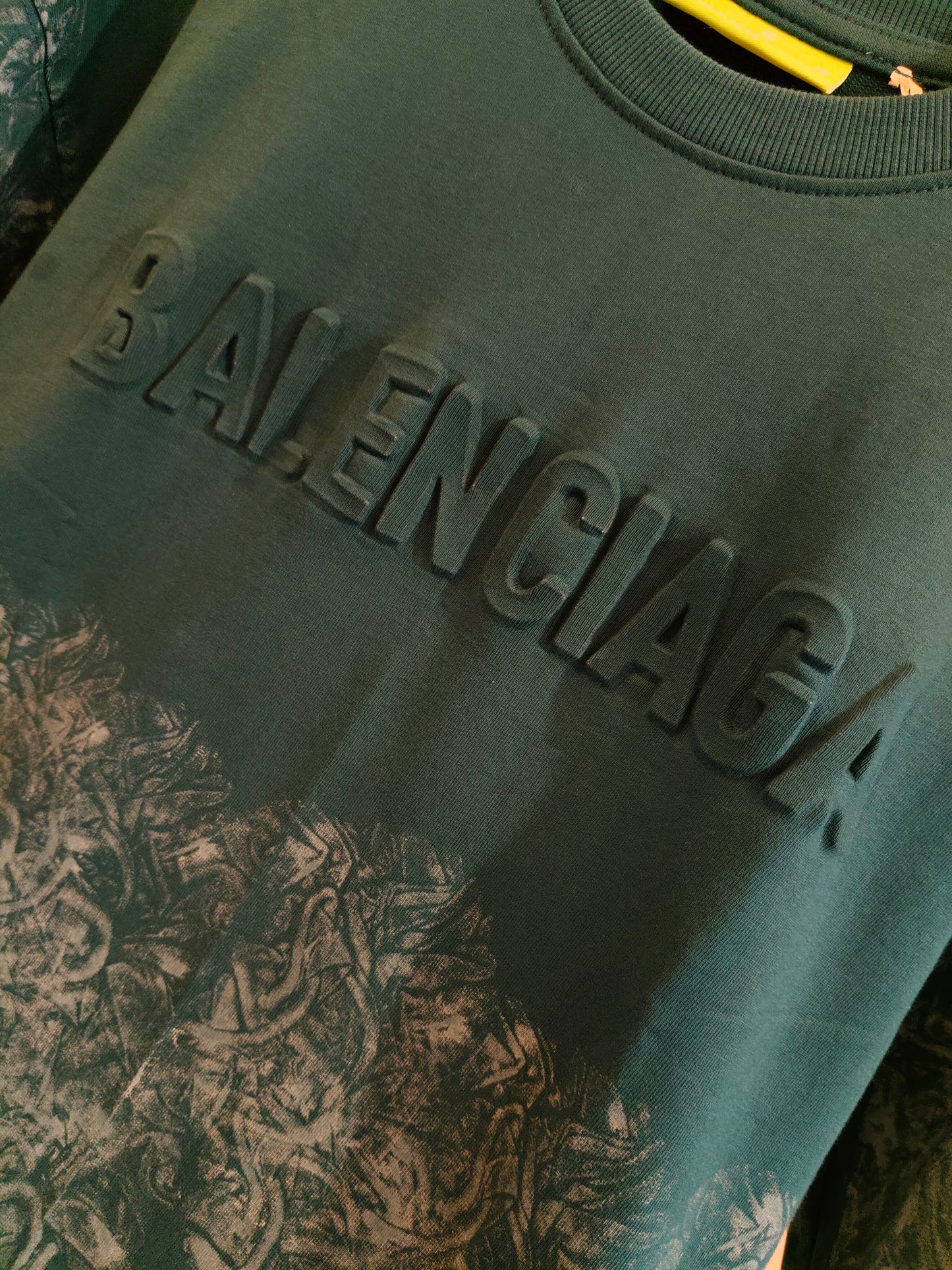 NEXT Printed Oversized Fit Round Neck T-shirt (Medium)