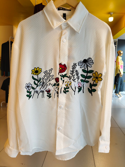 NEXT Printed Oversized Fit Shirt (Medium)