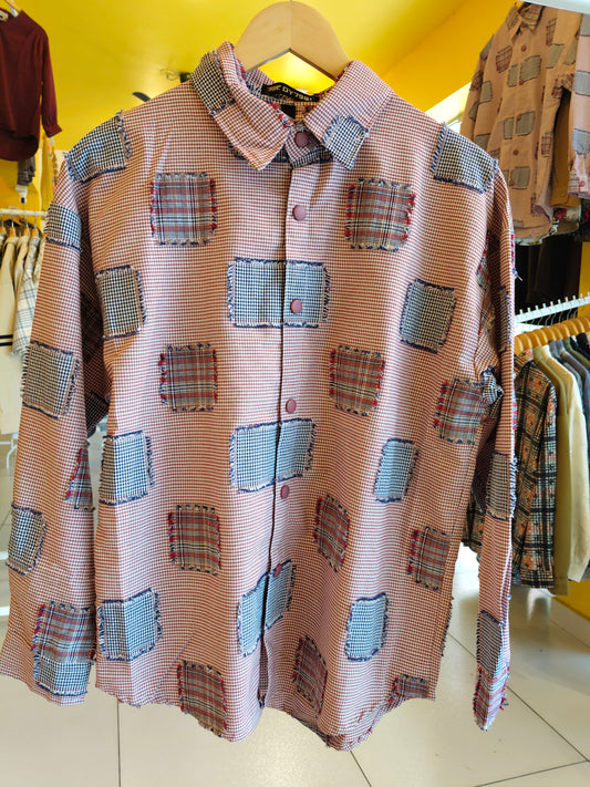 NEXT Printed Oversized Fit Shirt (Medium)