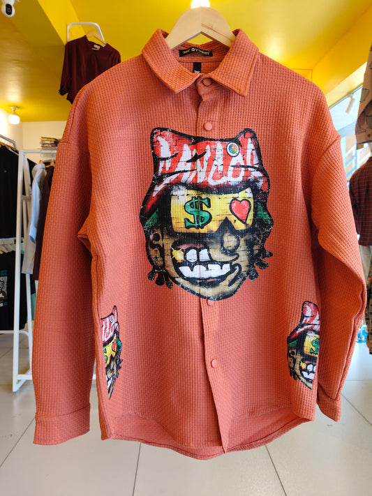 NEXT Printed Oversized Fit Shirt (Medium)