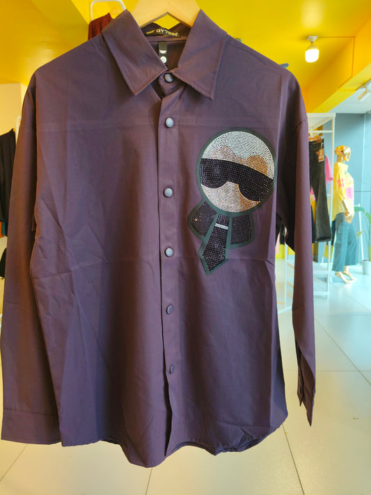 NEXT Printed Oversized  Fit Shirt (Medium)