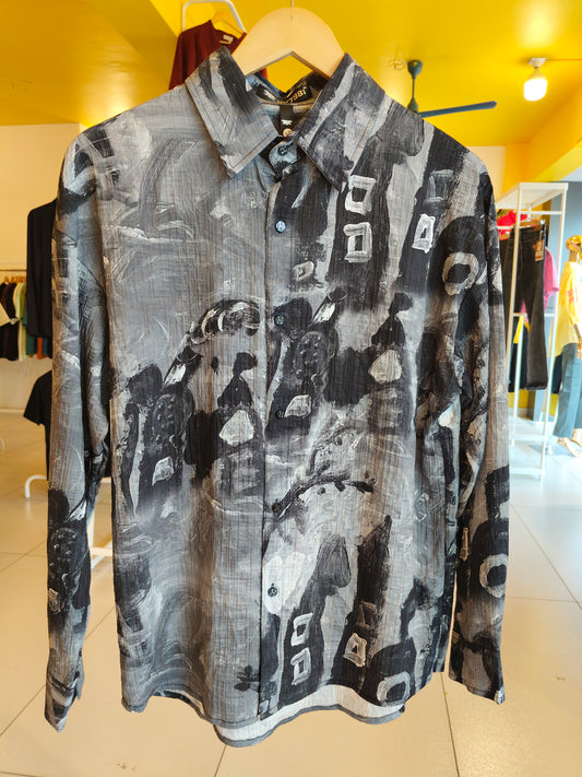 NEXT Printed Oversized  Fit Shirt (Large)