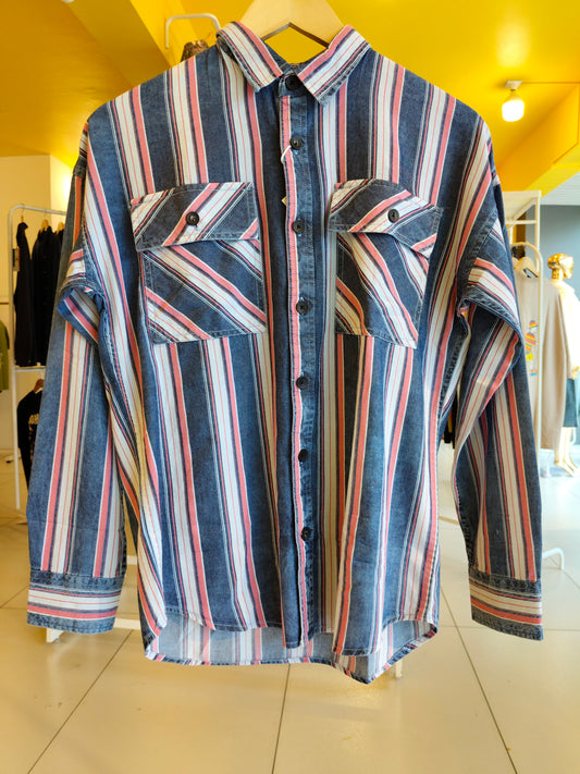 Oversized Drop Shoulder Shirt For Men (Medium)