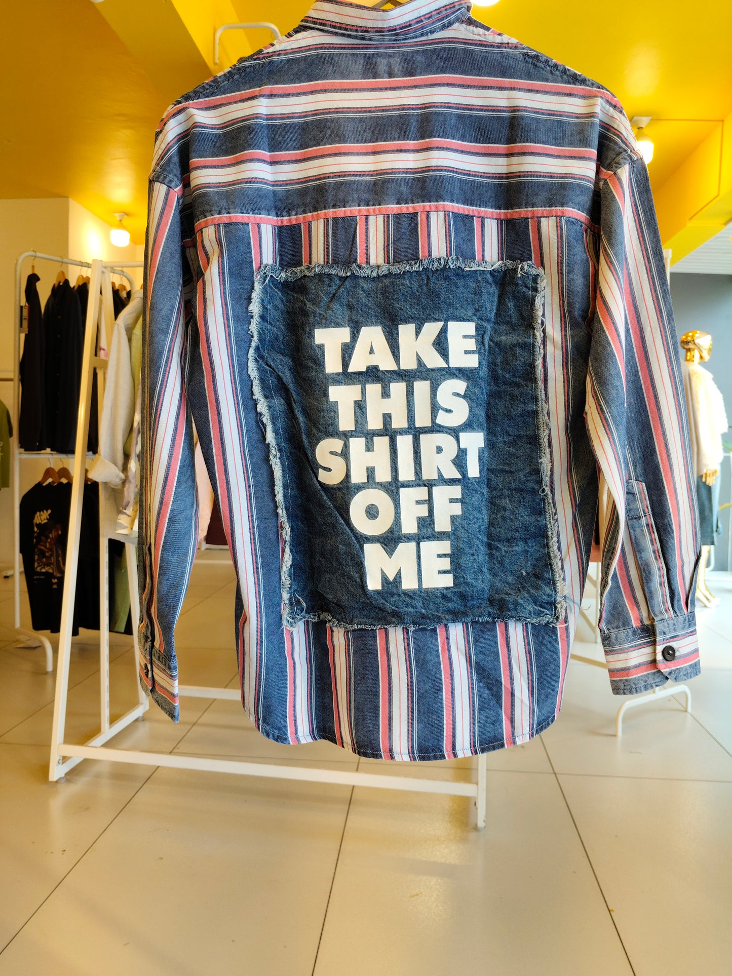 Oversized Drop Shoulder Shirt For Men (Small)