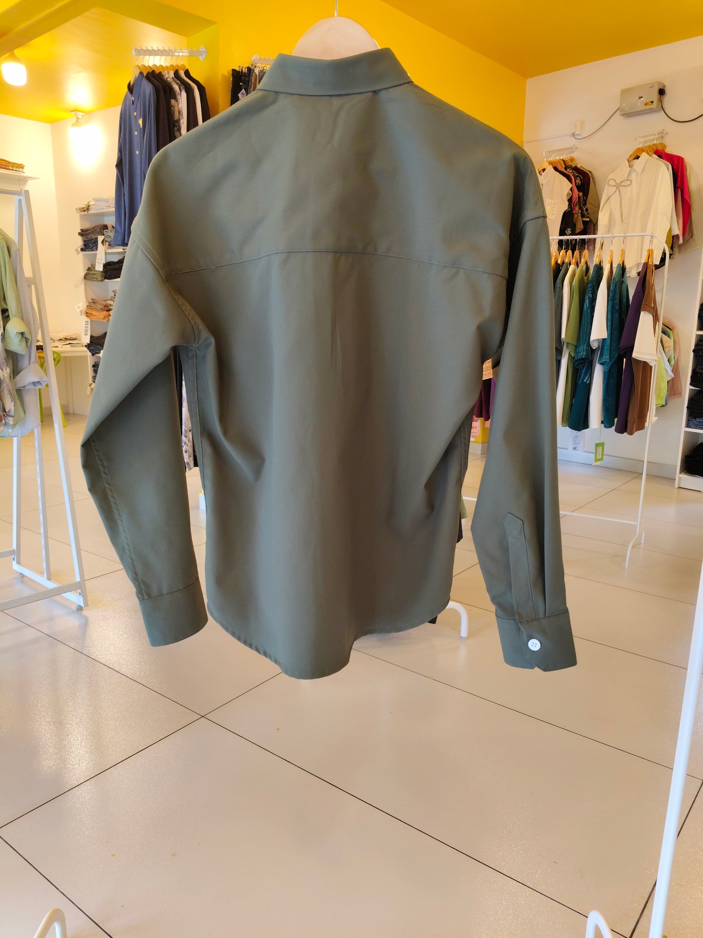 Oversized Drop Shoulder Shirt For Men (Small)