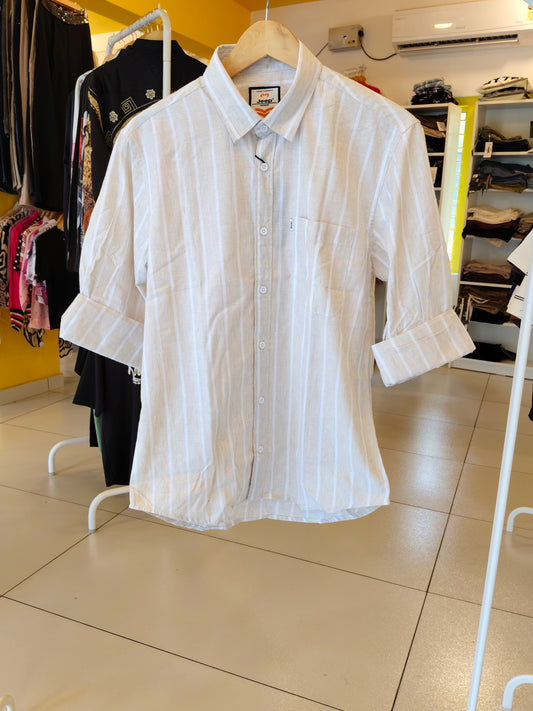 Oversized Drop Shoulder Shirt For Men (Medium)