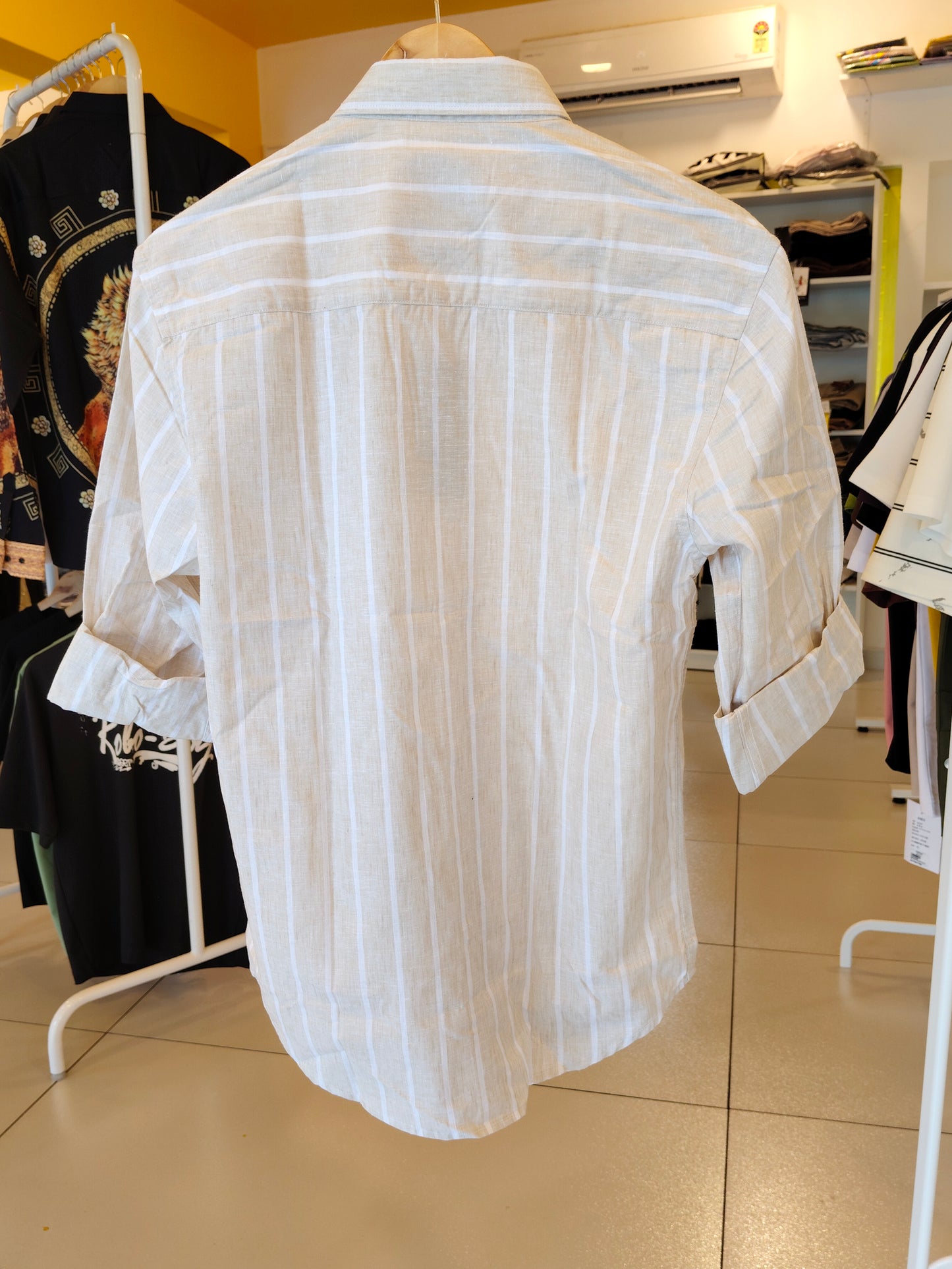 Oversized Drop Shoulder Shirt For Men (Medium)