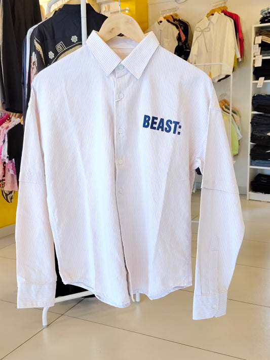 Oversized Drop Shoulder Shirt For Men (Medium)