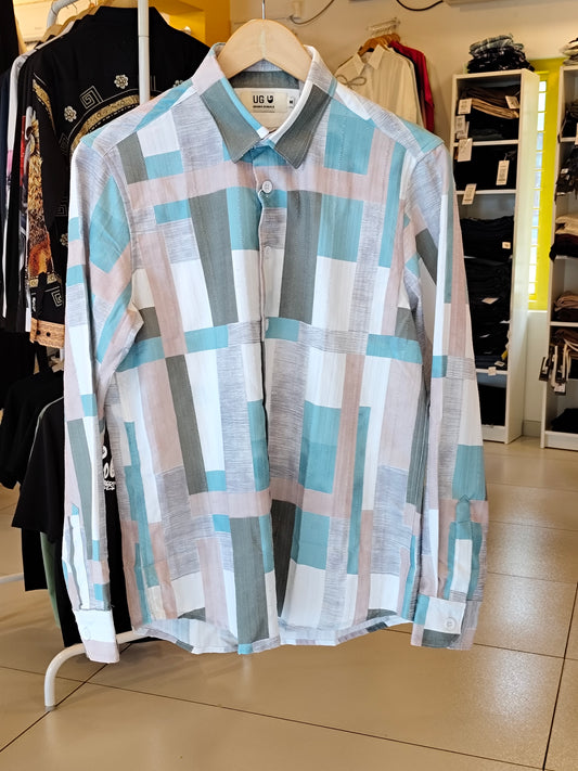 Oversized Drop Shoulder Shirt For Men (Medium)