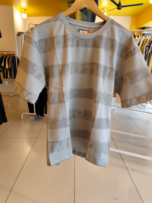 NEXT Printed Oversized Fit Round Neck T-shirt (Medium)
