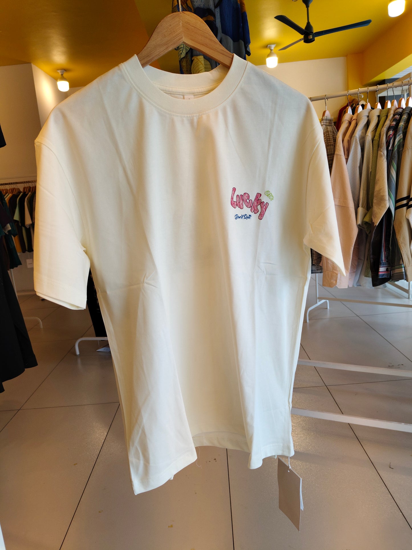 NEXT Printed Oversized Fit Round Neck T-shirt (Large)