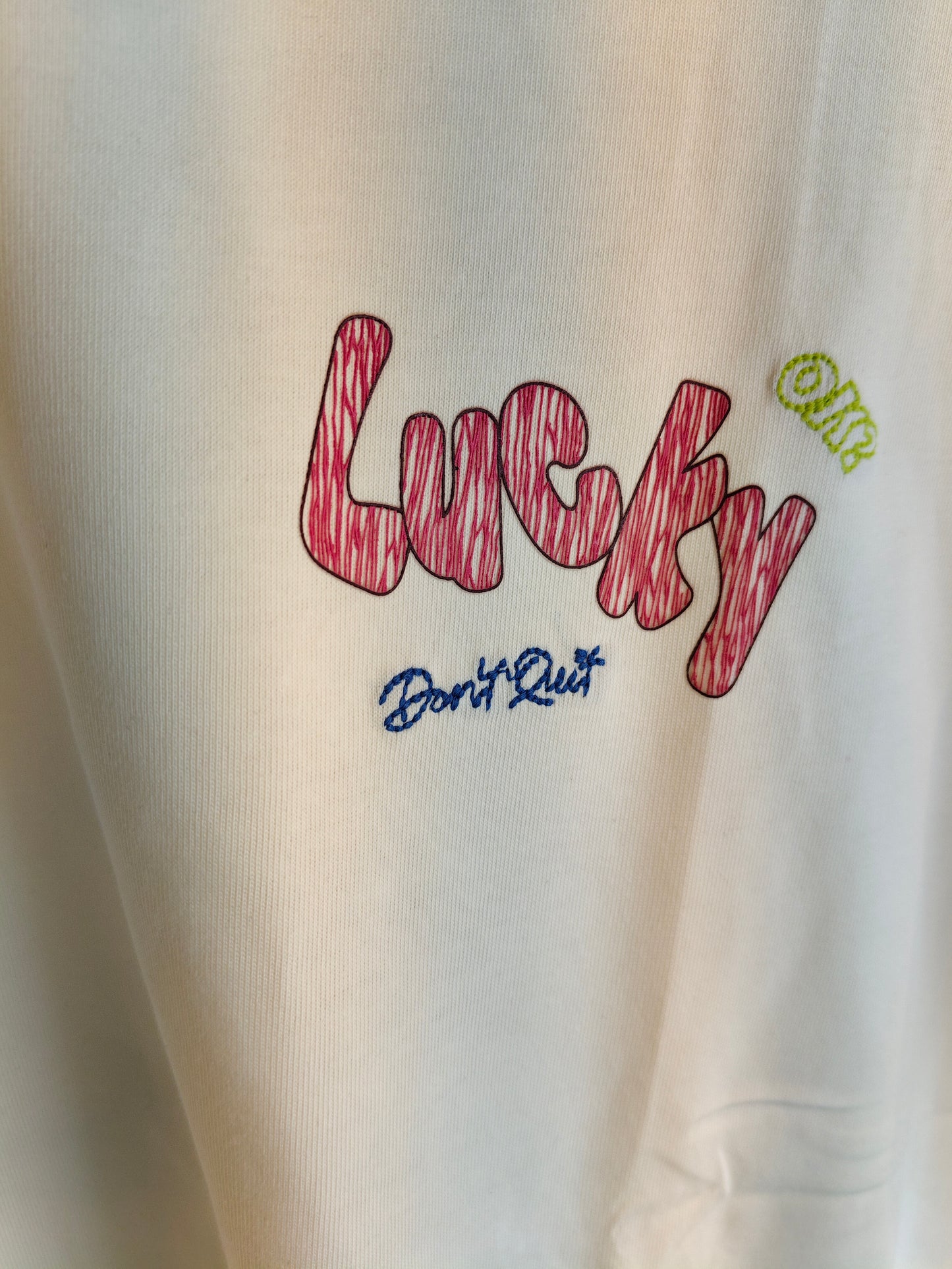 NEXT Printed Oversized Fit Round Neck T-shirt (Large)