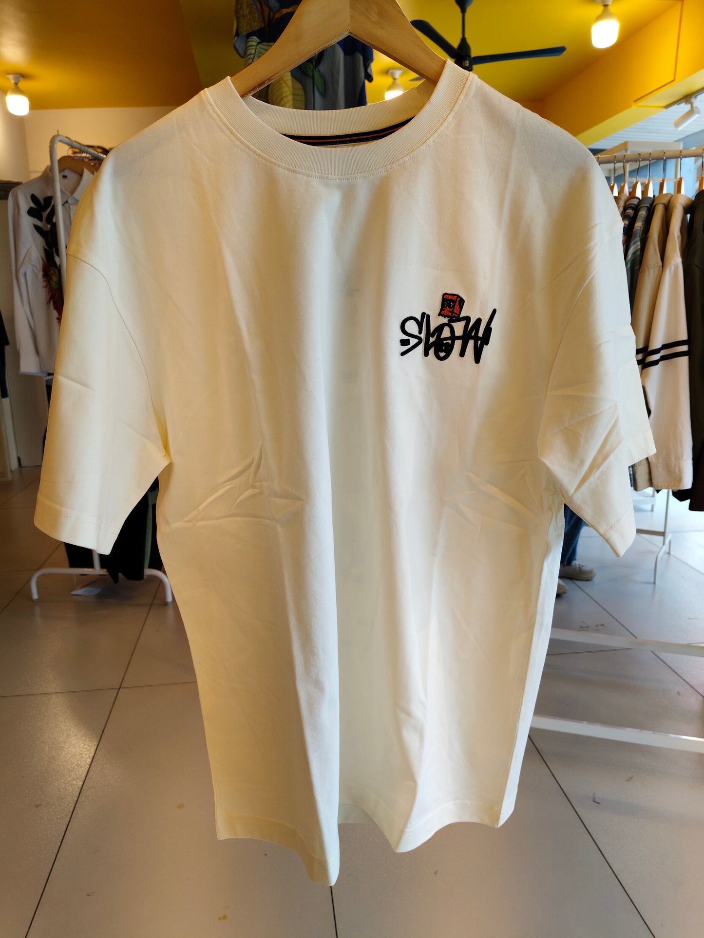 NEXT Printed Oversized Fit Round Neck T-shirt (Large)