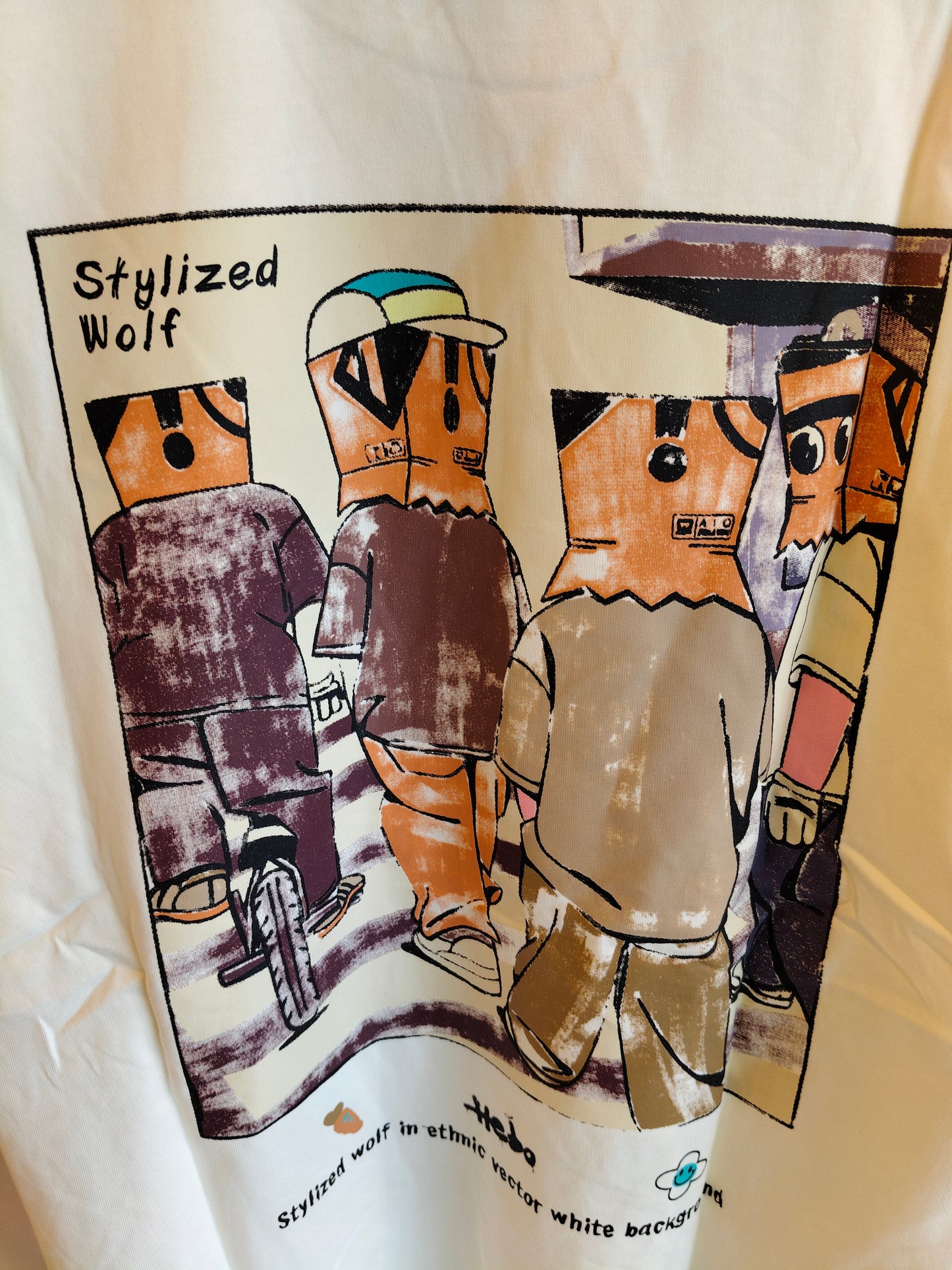 NEXT Printed Oversized Fit Round Neck T-shirt (Large)