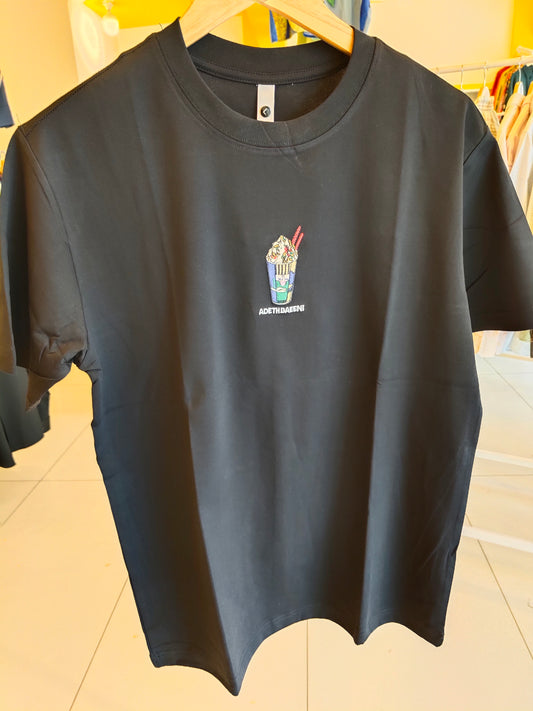 NEXT Printed Oversized Fit Round Neck T-shirt (Large)