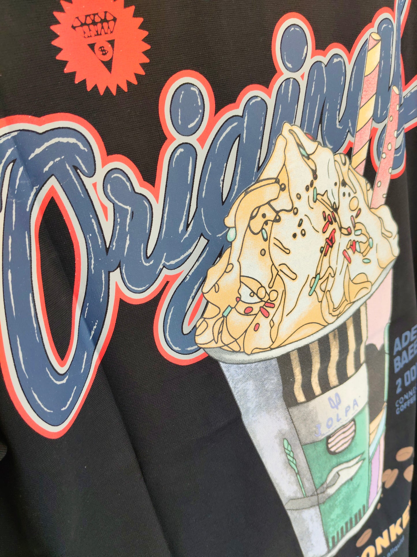NEXT Printed Oversized Fit Round Neck T-shirt (Large)