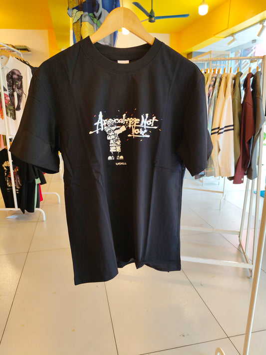 NEXT Printed Oversized Fit Round Neck T-shirt (Large)