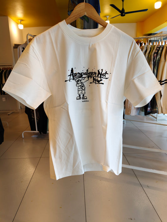 NEXT Printed Oversized Fit Round Neck T-shirt (Large)