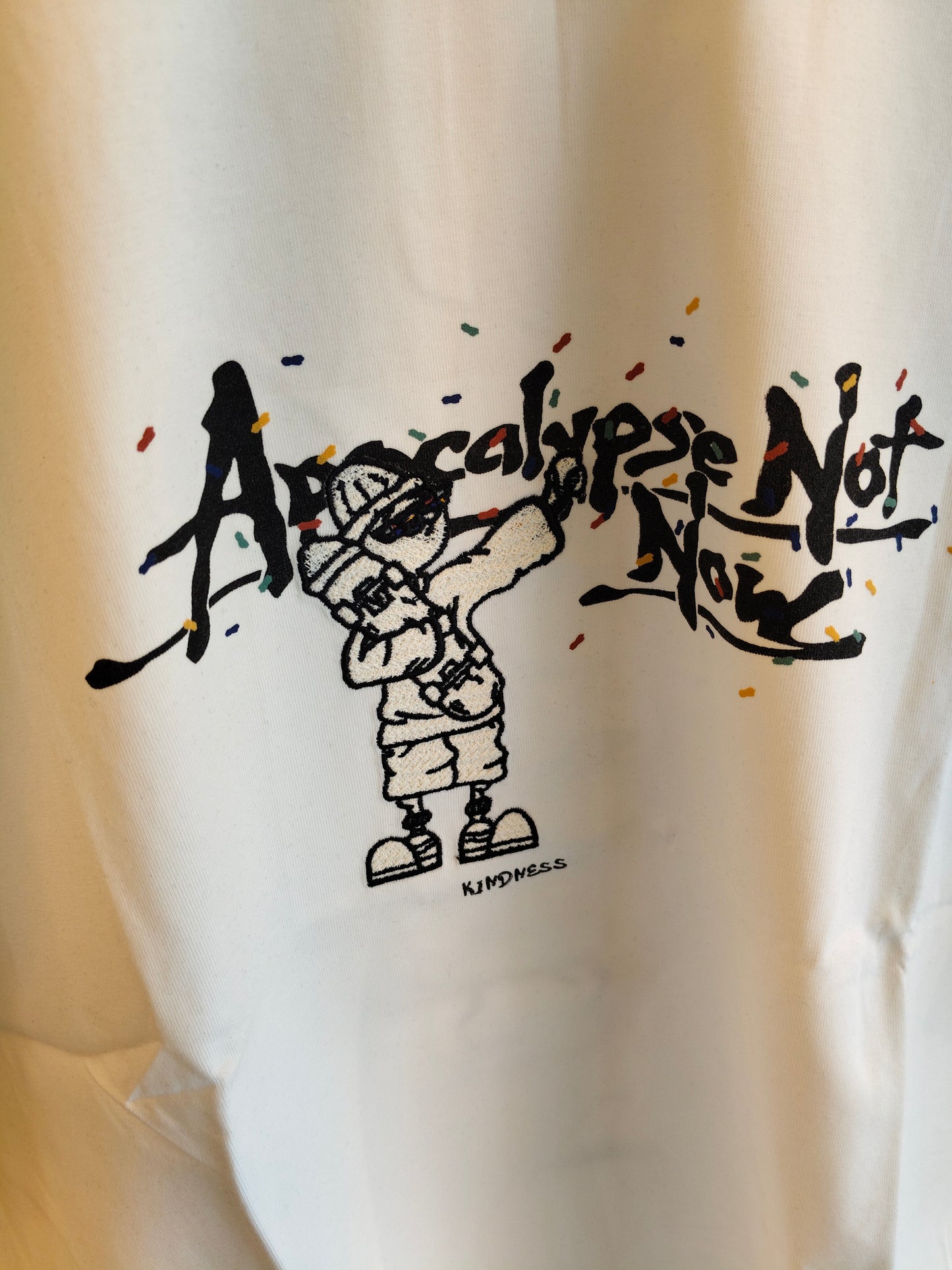 NEXT Printed Oversized Fit Round Neck T-shirt (Large)