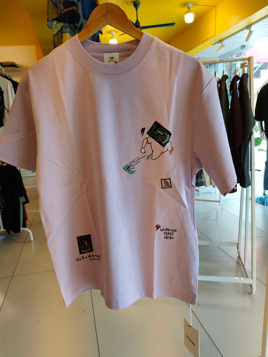 NEXT Printed Oversized Fit Round Neck T-shirt (XL)
