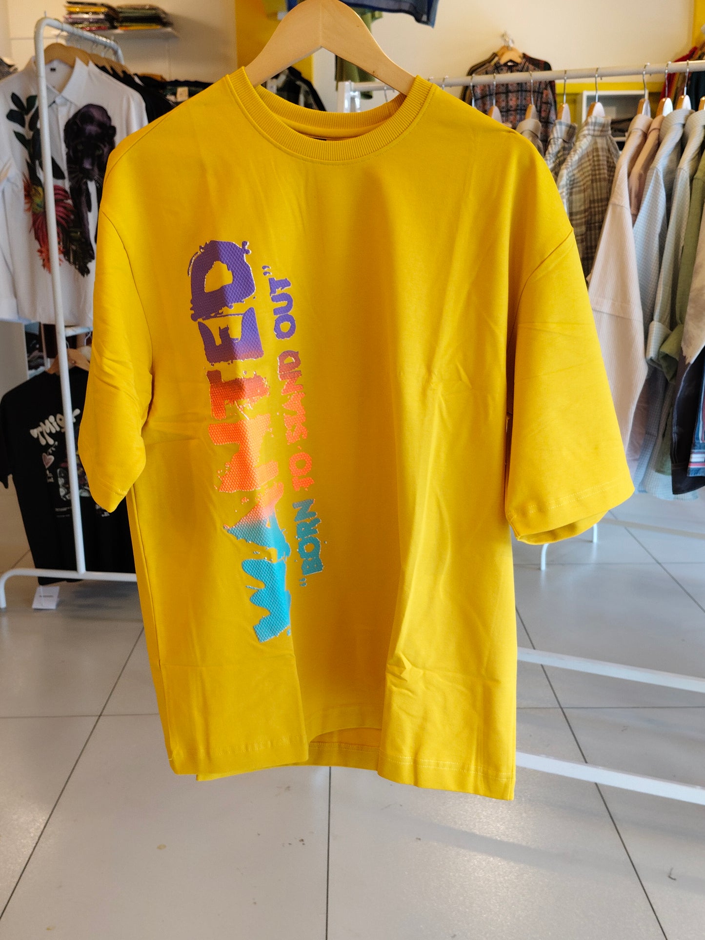 NEXT Printed Oversized Fit Round Neck T-shirt (XL)