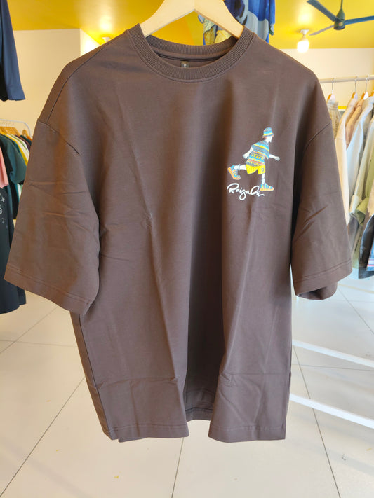 NEXT Printed Oversized Fit Round Neck T-shirt (XL)