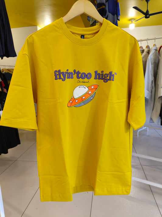 NEXT Printed Oversized Fit Round Neck T-shirt (LARGE)
