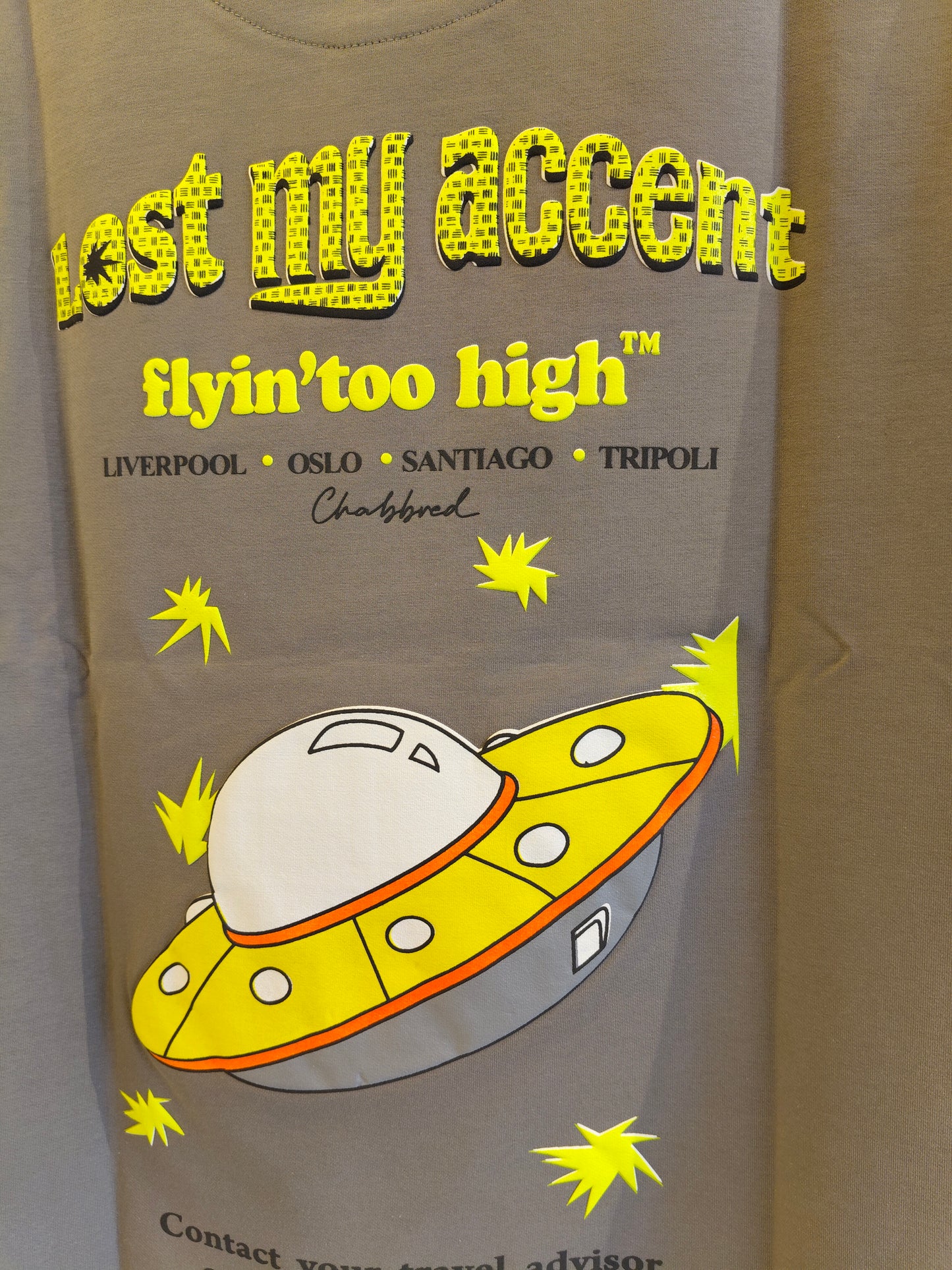 NEXT Printed Oversized Fit Round Neck T-shirt (LARGE)
