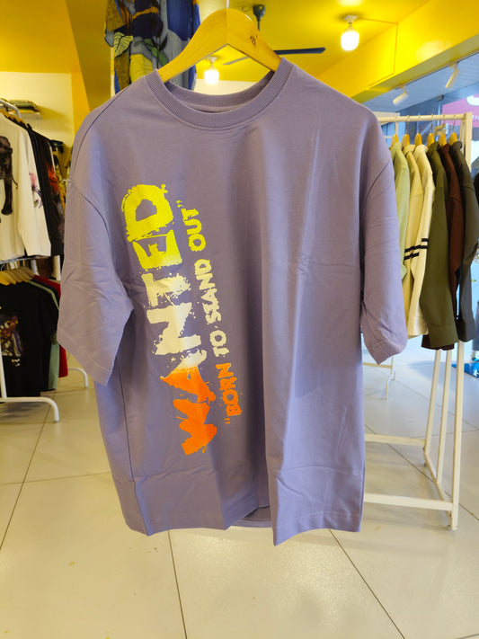NEXT Printed Oversized Fit Round Neck T-shirt (LARGE)