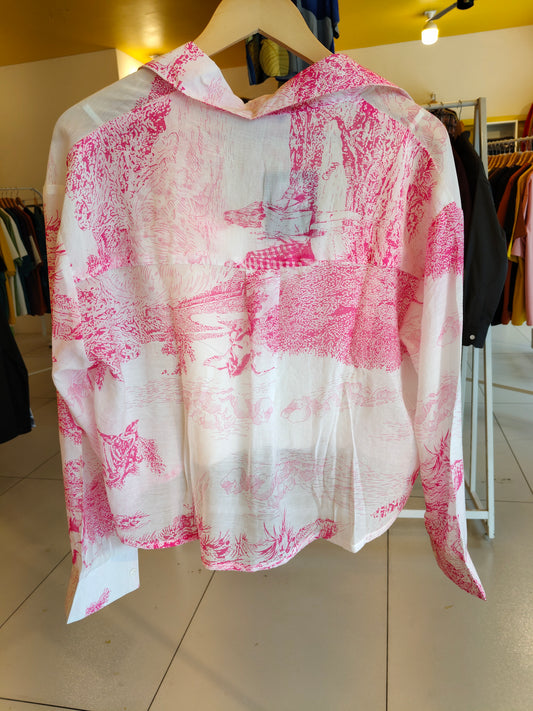NEXT Women Stylish Over Shirt With Inner (Size Large)