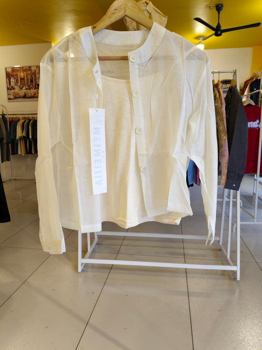 NEXT Women Stylish Over Shirt With Inner (Free Size)