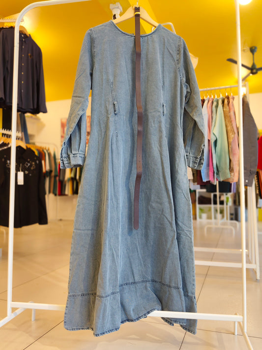 Denim Dress  For Women  (Free Size)