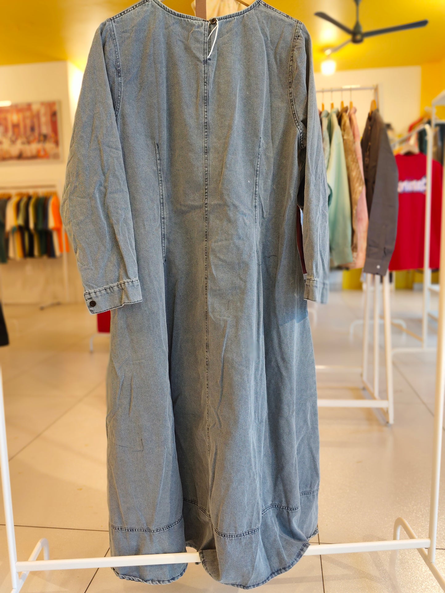 Denim Dress  For Women  (Free Size)
