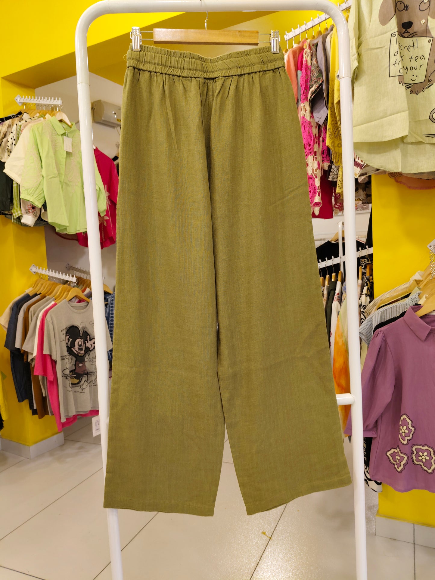 Linen Pants For Women  (3XL)