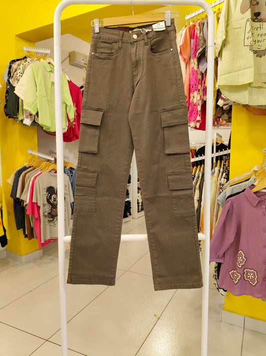 Ladies Cargo  Denim Jeans  (Size 30)