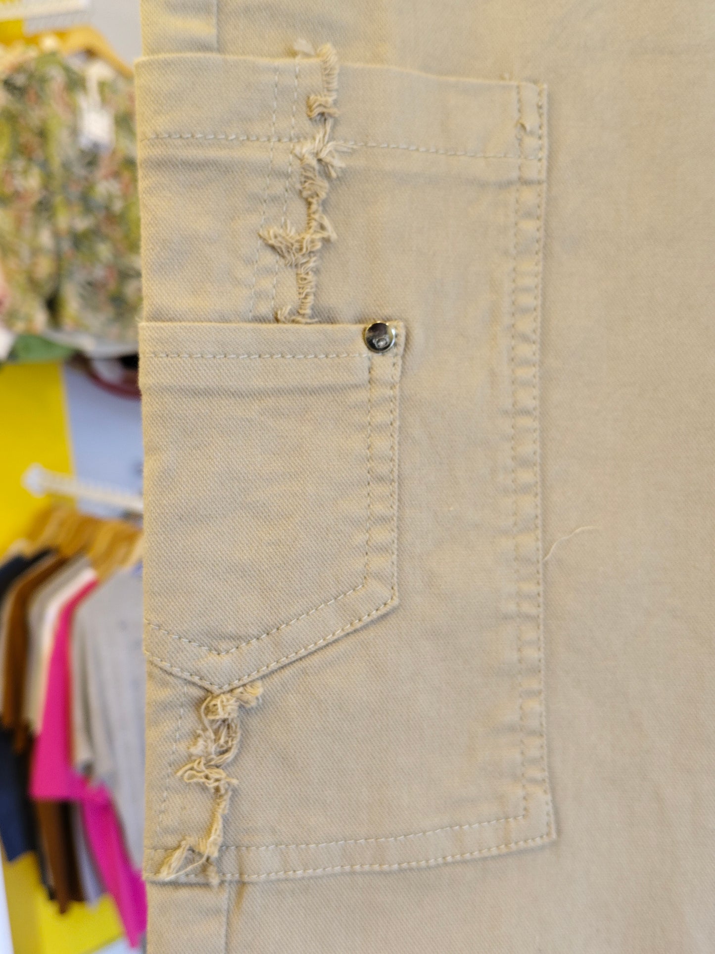 Ladies Cargo  Denim Jeans  (Size 32)