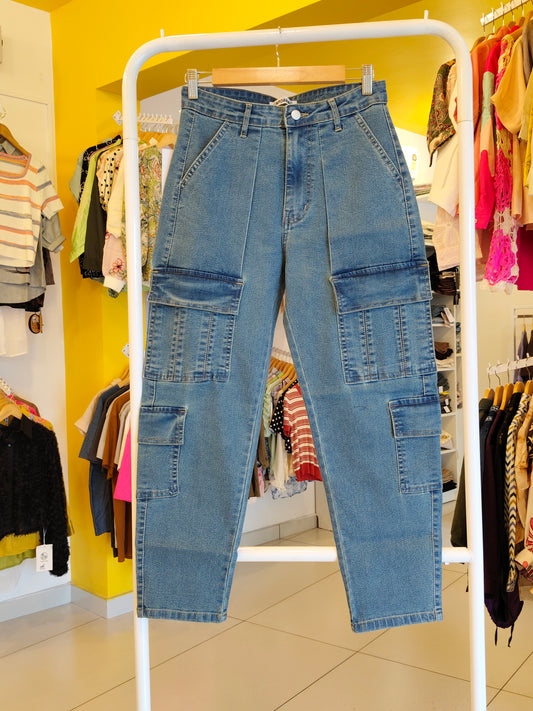 Ladies  Mom Fit Denim Jeans  (Size 28)