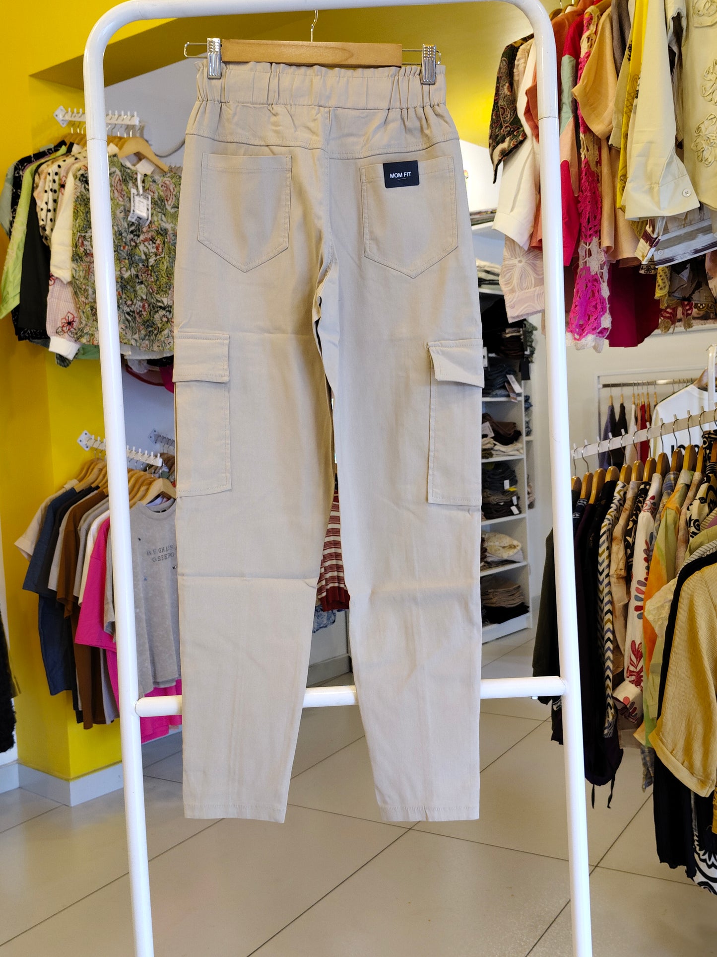 Ladies Cargo  Mom Fit   (XL)