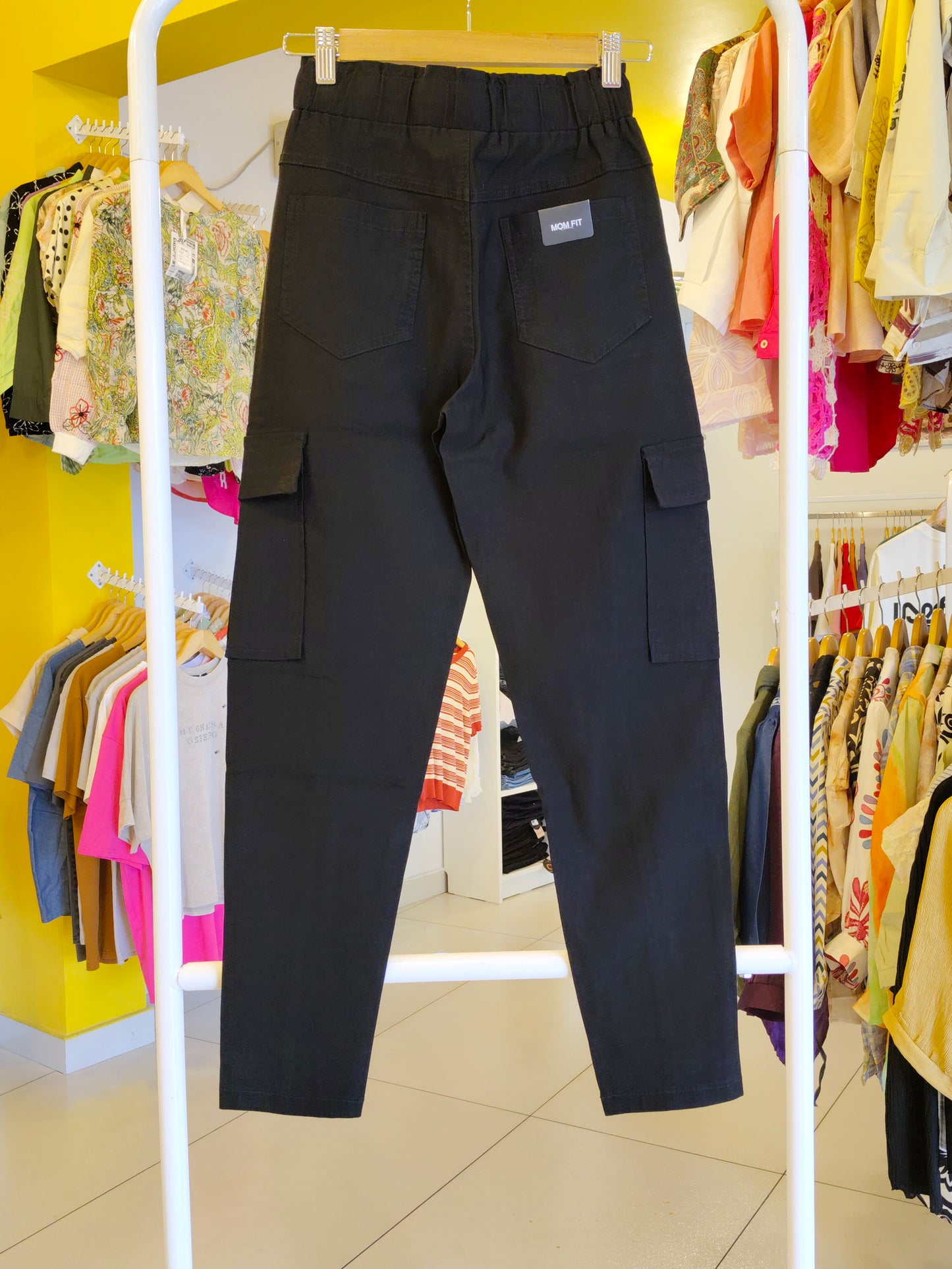 Ladies Cargo  Mom Fit   (XL)