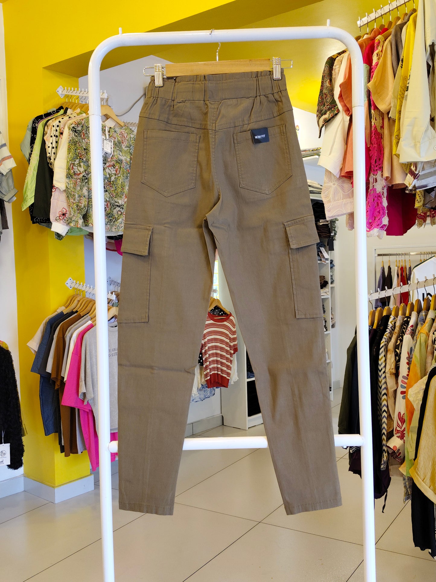 Ladies Cargo  Mom Fit (LARGE)