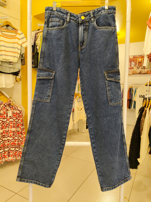 Cargo  Denim Jeans For Men (Size 28)