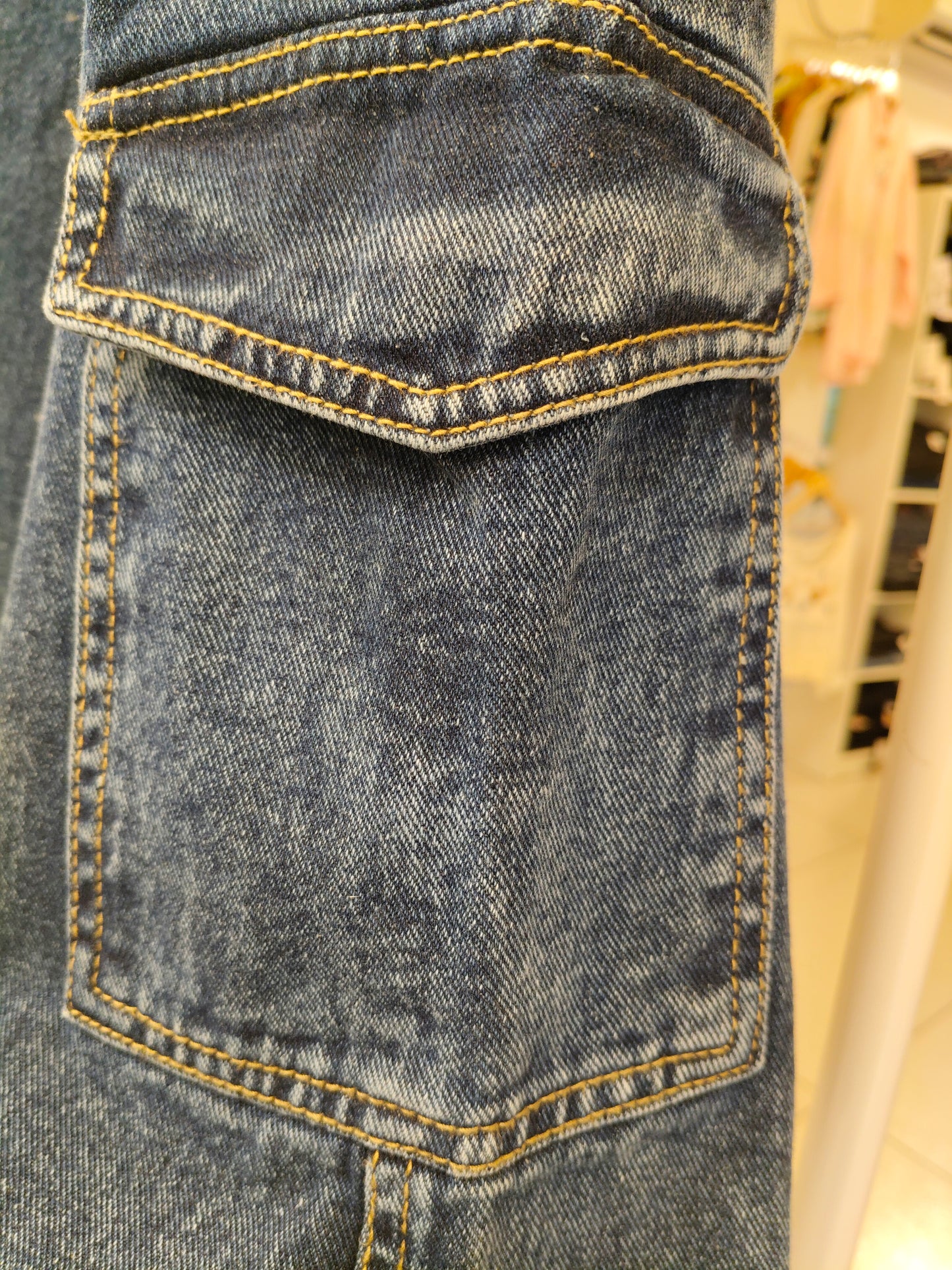 Cargo  Denim Jeans For Men (Size 28)