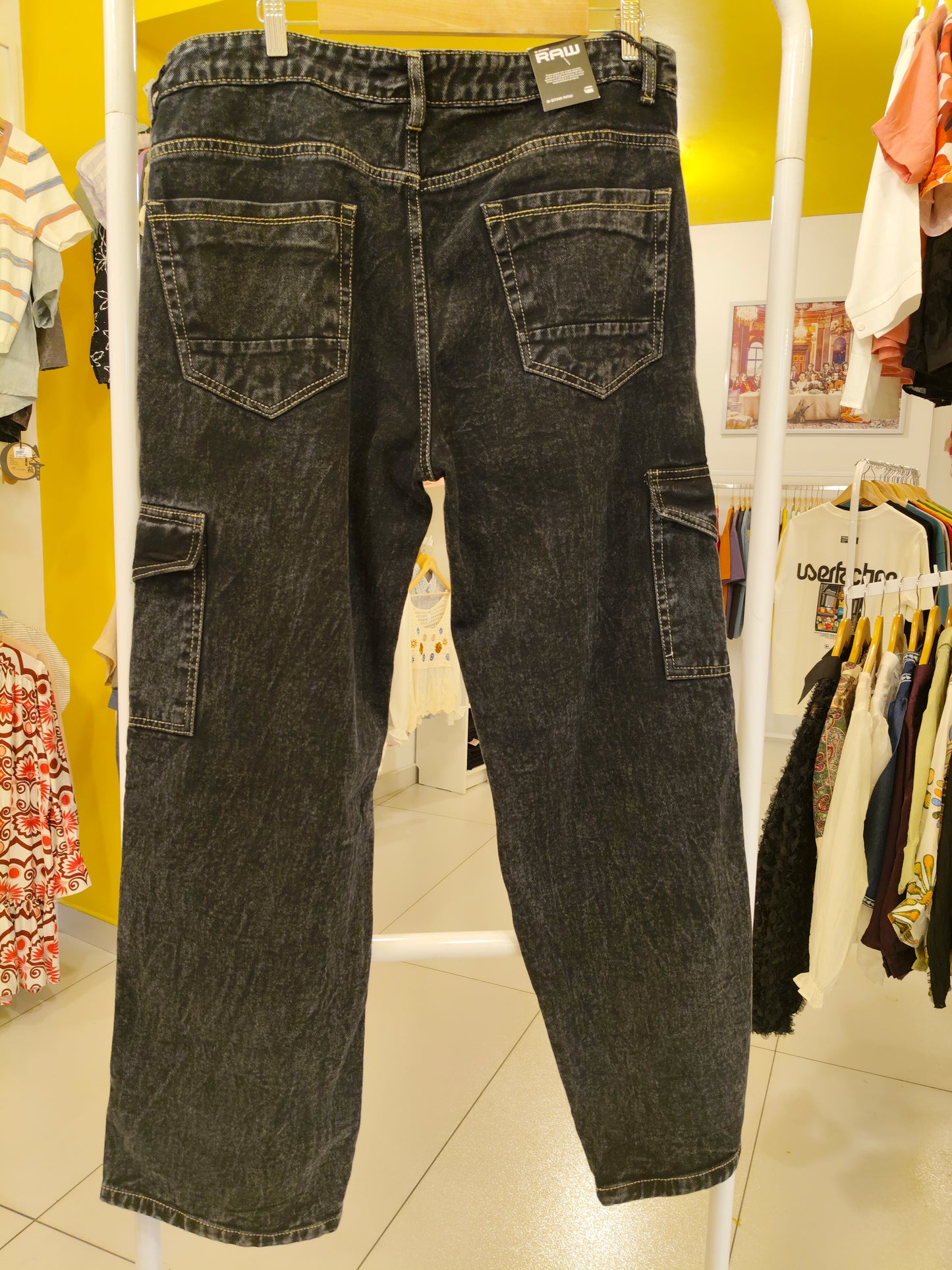 Cargo  Denim Jeans For Men (Size 30)