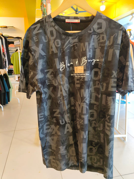 NEXT Printed Oversized Fit Round Neck T-shirt (5XL)
