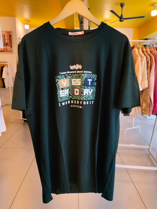 NEXT Printed Oversized Fit Round Neck T-shirt (6XL)