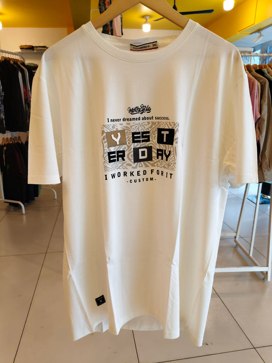 NEXT Printed Oversized Fit Round Neck T-shirt (3XL)