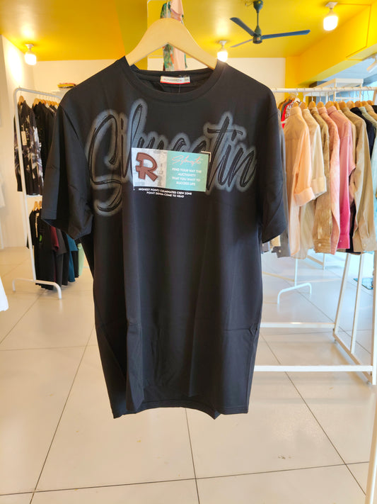 NEXT Printed Oversized Fit Round Neck T-shirt (4XL)